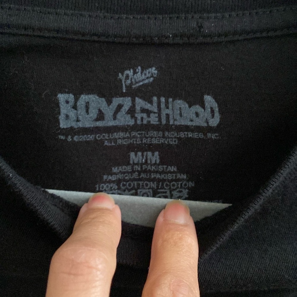 Boyz n the Hood black and white short sleeve tee size M - Picture 6 of 6